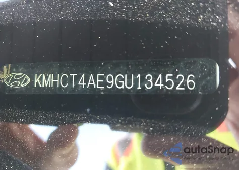 2016 Hyundai Accent Se z USA, uszkodzony, nr VIN KMHCT4AE9GU134526